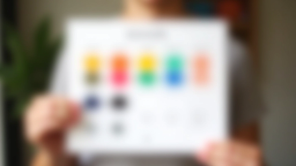 Paleta cromática desenvolvida para e-commerce de moda